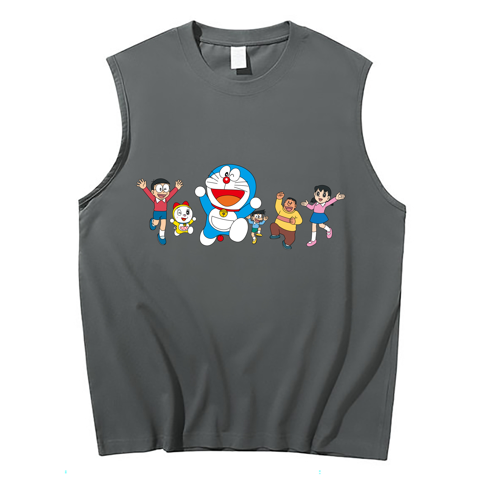 （画像用） ドラえもん 骨川 スネ夫 Doraemon Honekawa Suneo コットン100％タンクトップ（フロントプリント）